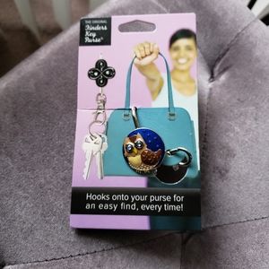 The Original Finders Key Purse "Night Owl Keychain" Keyring EasyFind KEYS. NEW